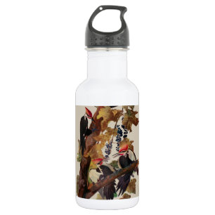 John James Audubon Buntspecht Vogel Druck Edelstahlflasche