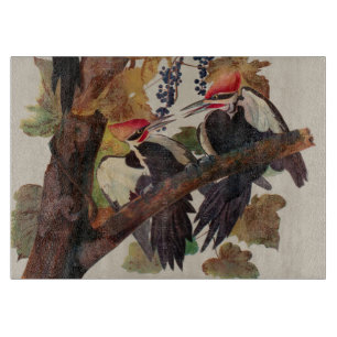 John James Audubon Buntspecht Vogel Druck Schneidebrett