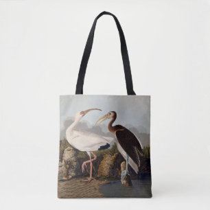 John James Audubon Weißer Ibis Vogel Druck Klassik Tasche