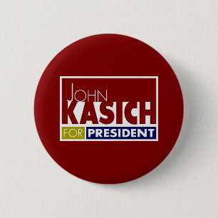 John Kasich für Präsidenten V1 Button