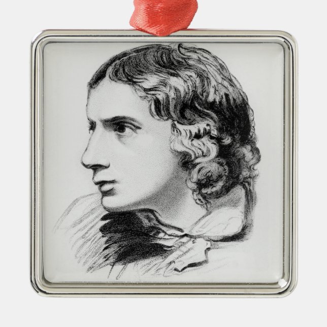 John Keats Ornament Aus Metall (Vorne)
