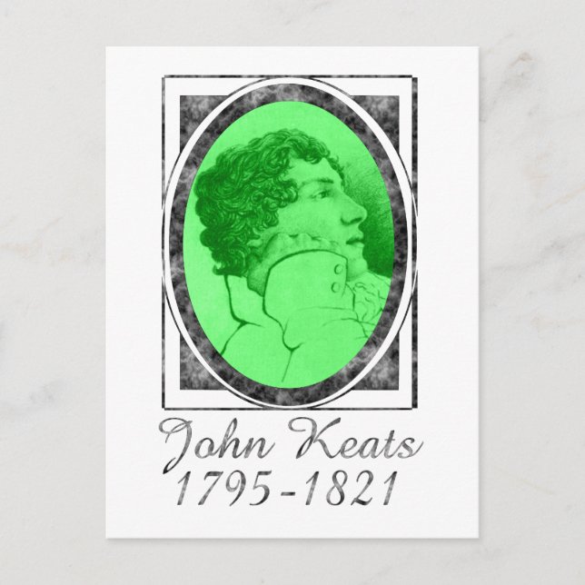 John Keats Postkarte (Vorderseite)