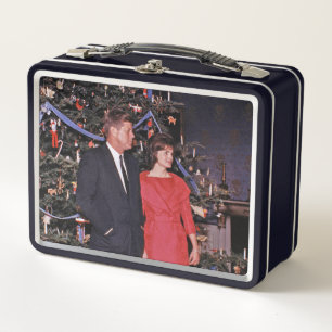 John Kennedy & Jacqueline, Präsident der Weihnacht Metall Brotdose
