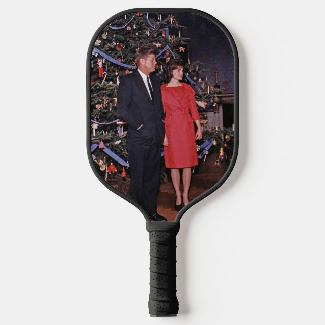 John Kennedy & Jacqueline, Präsident der Weihnacht Pickleball Schläger (Vorderseite)