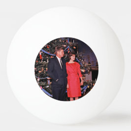 John Kennedy & Jacqueline, Präsident der Weihnacht Tischtennisball