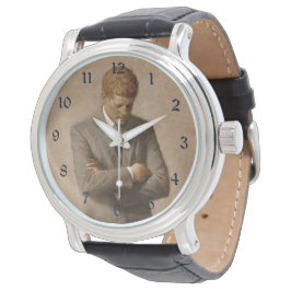 John Kennedy Portrait des Präsidenten der USA Armbanduhr