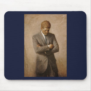 John Kennedy Portrait des Präsidenten der USA Mousepad