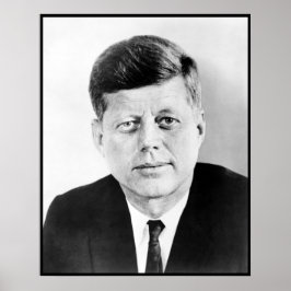 John Kennedy Portrait des Präsidenten der USA Poster