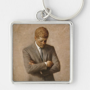 John Kennedy Portrait des Präsidenten der USA Schlüsselanhänger