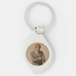 John Kennedy Portrait des Präsidenten der USA Schlüsselanhänger