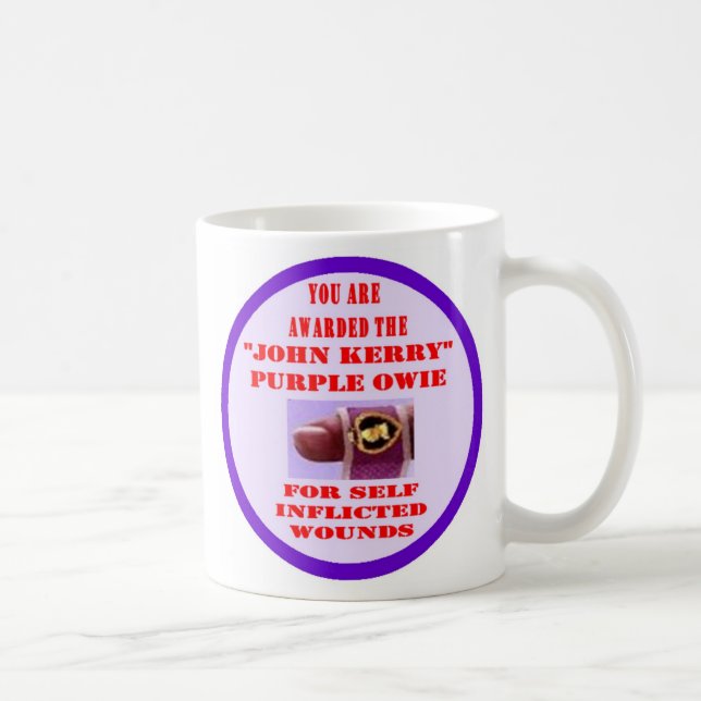 JOHN KERRY LILA OWIE KAFFEETASSE (Rechts)