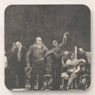 John L. Sullivan - George Bellows Getränkeuntersetzer