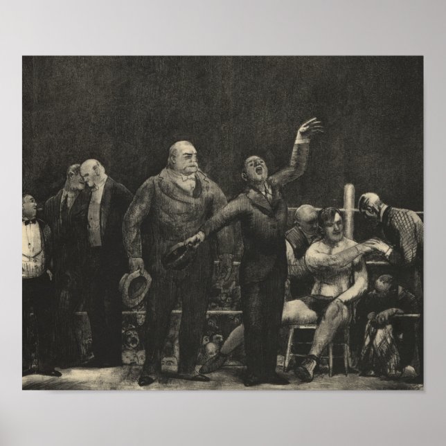 John L. Sullivan - George Bellows Poster (Vorne)