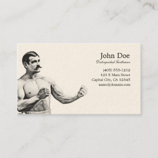 John L. Sullivan Visitenkarte