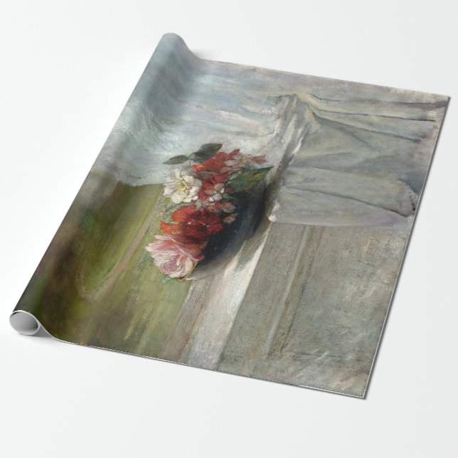John La Farge Blume auf einer Fensterkante Geschenkpapier (Ungerollt)