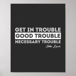 John Lewis - gutes Zitat Poster