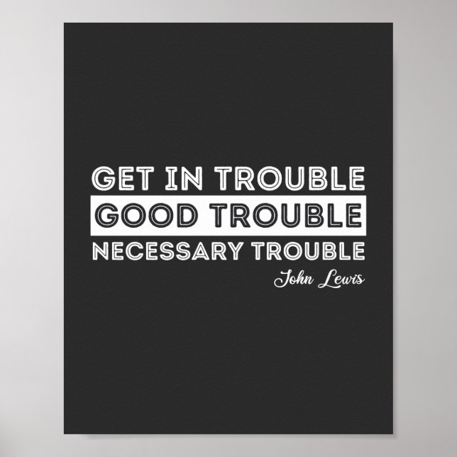 John Lewis - gutes Zitat Poster (Vorne)