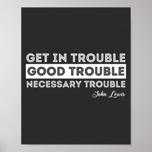 John Lewis - gutes Zitat Poster