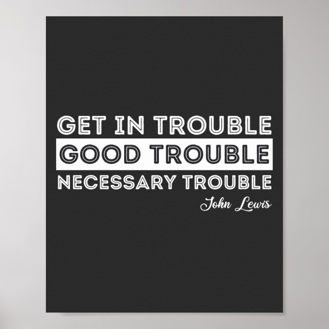 John Lewis - gutes Zitat Poster (Vorne)