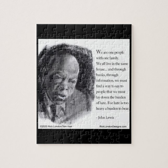 John Lewis & Quote Schönes Portrait (Vertikal)