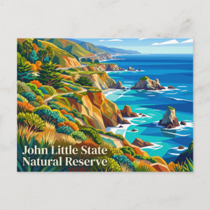 John Little State Natural Reserve Kalifornien Postkarte