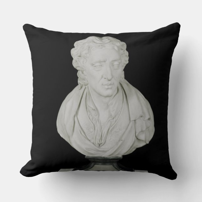 John Locke (1632-1704) (Gips) Kissen (Vorderseite)