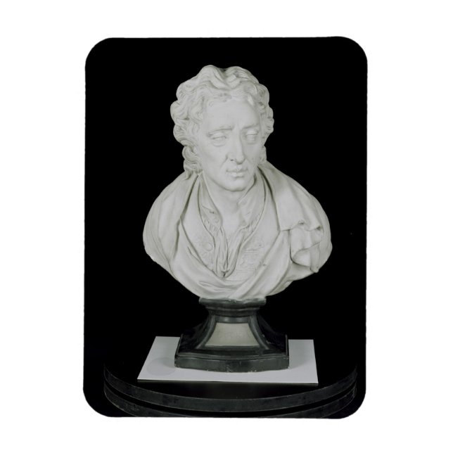 John Locke (1632-1704) (Gips) Magnet (Vertikal)