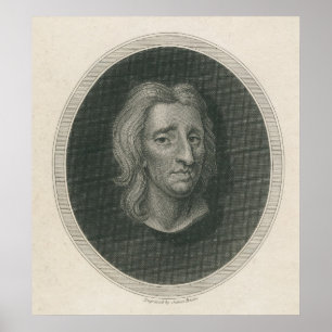 John Locke, graviert von James Basire Poster