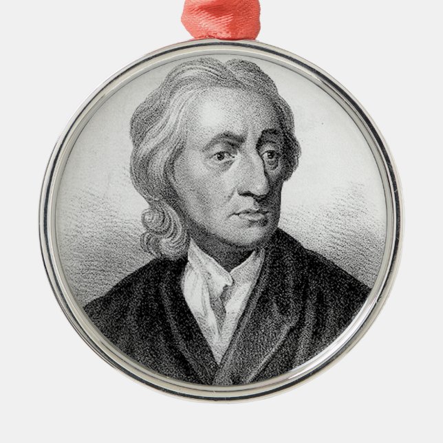 John Locke Ornament Aus Metall (Vorne)