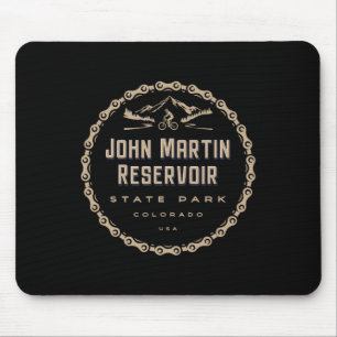 John Martin Reservoir State Park Mountainbike-Fahr Mousepad