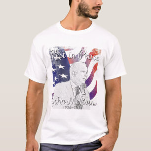 John McCain Erholung in Peace POW American Flag It T-Shirt