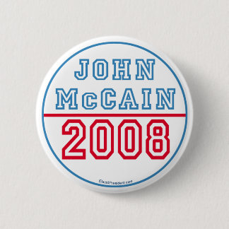 John McCain Knopf Button
