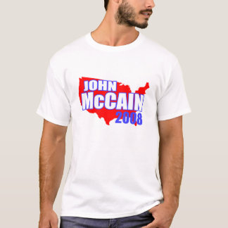 John McCain roter Amerika T - Shirt 2008