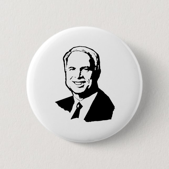 JOHN MCCAIN SHIRT BUTTON (Vorderseite)