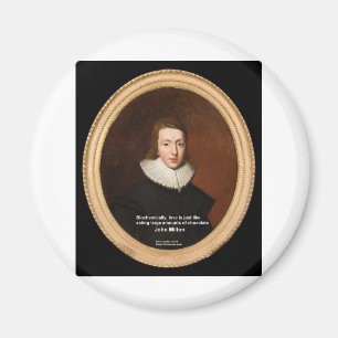 John Milton Liebe & Schokolade Zitat Geschenke & K Magnet