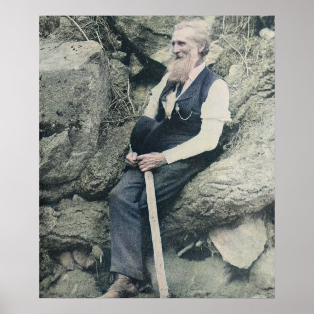 John Muir - Schriftsteller Poster (Vorne)