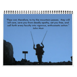 John Muir-Spur - besonders angefertigt Kalender
