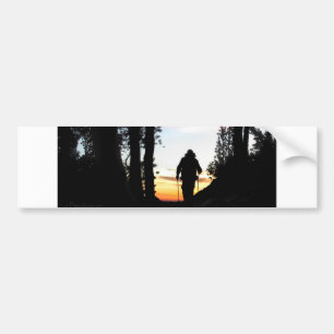 John Muir Trail Hiker 2 - Sierra Nevada Autoaufkleber