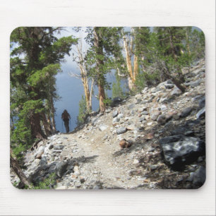 John Muir Trail Hiker - Sierra Nevada Mousepad