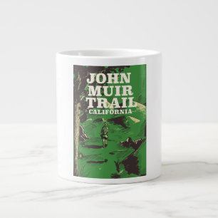 John Muir Trail Kalifornien Reiseplakat. Jumbo-Tasse