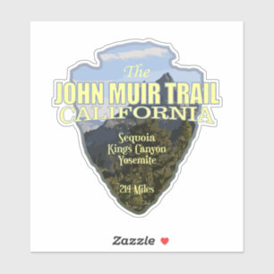 John Muir Trail (Pfeilspitzen) Aufkleber