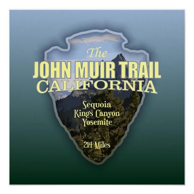 John Muir Trail (Pfeilspitzen) Poster (Vorderseite)