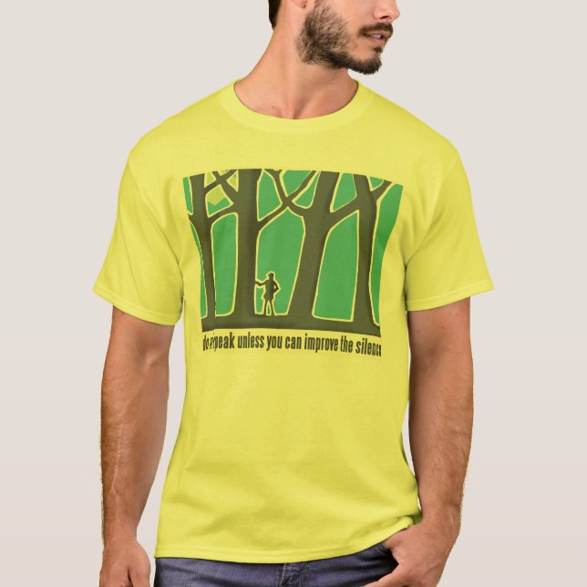 John Muir Zitat T-Shirt (Vorderseite)