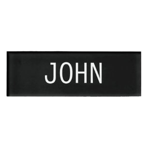 John-Namensschild Namenschild
