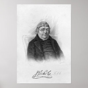 John Nichols, engraved by Woolnoth Poster