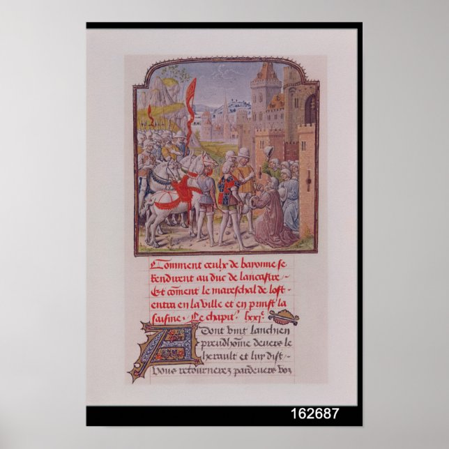 John of Gaunt wird von den Bürgern empfangen Poster (Vorne)
