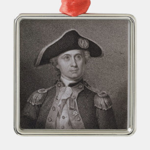 John Paul Jones (1747-92), graviert von James Silbernes Ornament