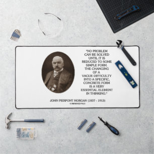 John Pierpont Morgan Aucun problème ne peut être r