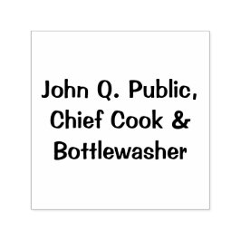 John Q. Öffentlich, benutzerdefinierbar für jeden  Permastempel