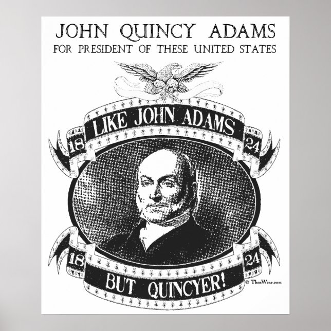 John Quincy Adams 1824 Campaign Poster (Vorne)